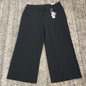 NWT lane Bryant the Allie black wide leg pant size 18R